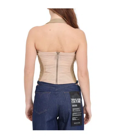 Versace Jeans Corset Lace-up Top