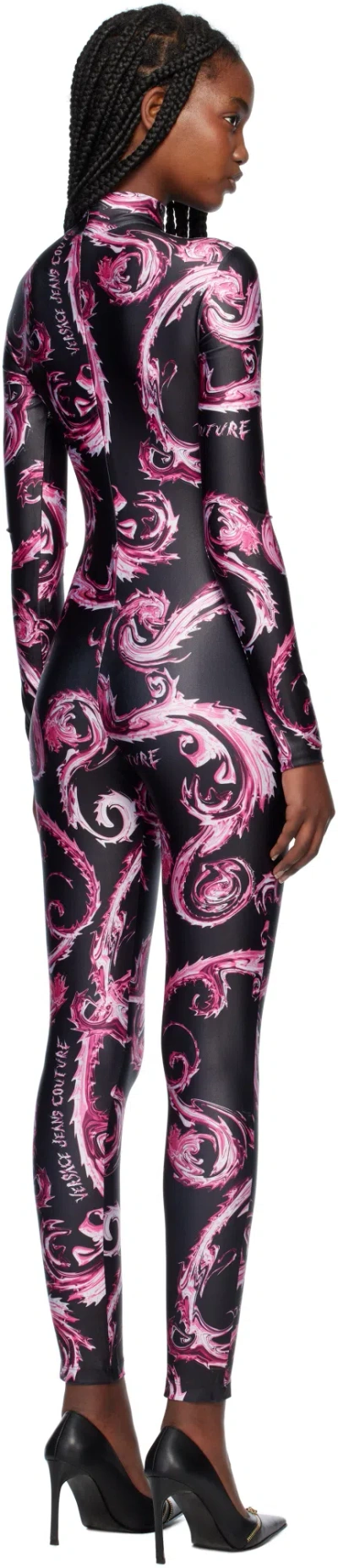 Versace Jeans Chromo Couture-print Jumpsuit