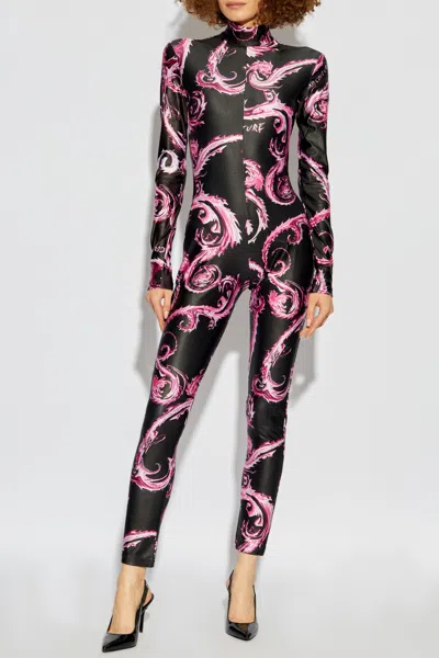 Versace Jeans Chromo Couture-print Jumpsuit
