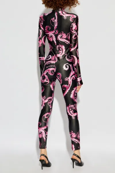 Versace Jeans Chromo Couture-print Jumpsuit