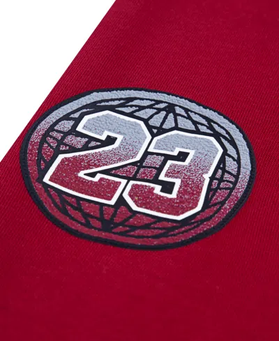 Jordan Little Boys 2-piece Gametime Fleece Pullover Hoodie And Pants Set In Red