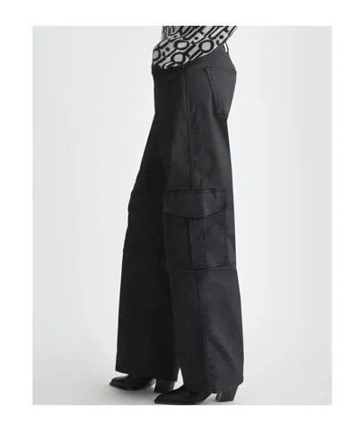 Liu •jo Coated Casual Pants In Black