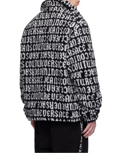 Versace Jeans Double-sided Down Jacket In Multi