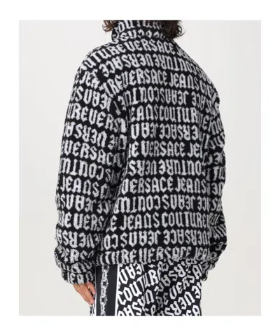 Versace Jeans Double-sided Down Jacket In Multi
