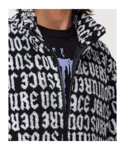 Versace Jeans Double-sided Down Jacket In Multi