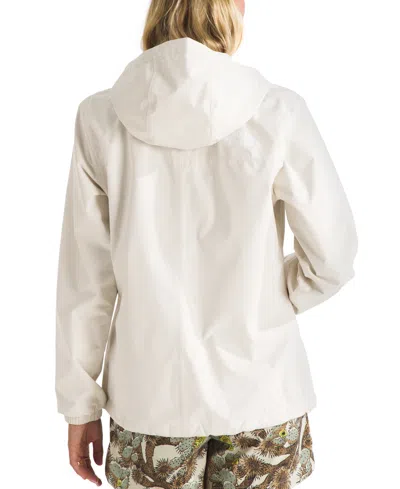 The North Face Women's Antora Hooded Rain Jacket In White