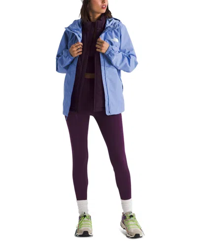 The North Face Women's Antora Hooded Rain Jacket In Blue