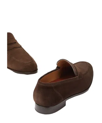 Loro Piana Sergio Suede Loafers