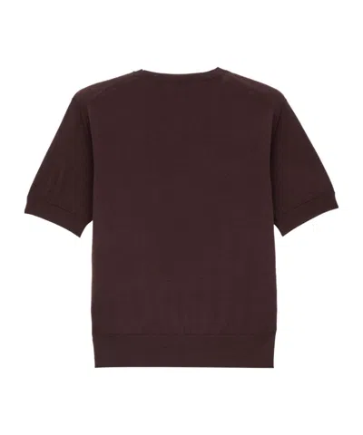 Saint Laurent T-shirt Sweater In Wool