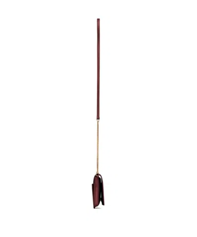 Saint Laurent Cassandre Phone Holder In Smooth Leather