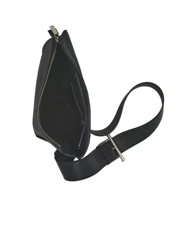 Alexander Mcqueen Women Black Large Sling T-bar Crossbody Bag