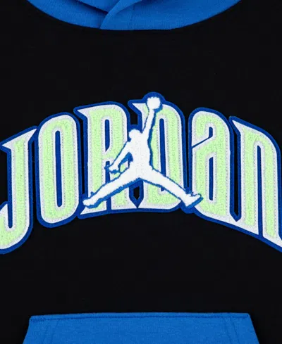 Jordan Little Boys 2-piece Gametime Fleece Pullover Hoodie And Pants Set In Blue