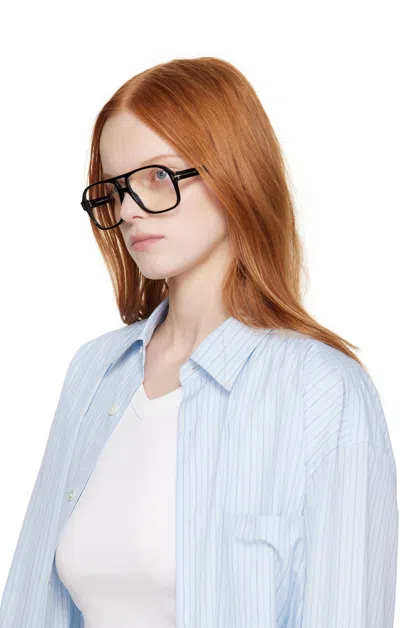 Tom Ford Geometric Frame Plain Mirror