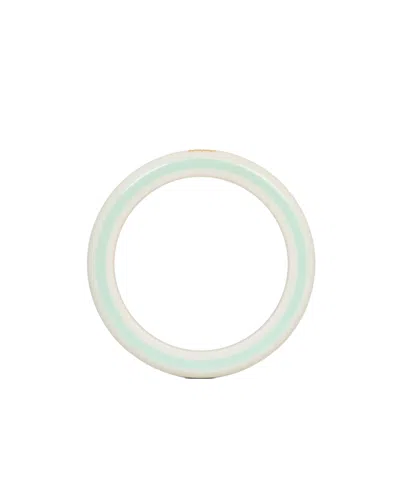 Celine Sorbet Bangle In Resin And Brass With Gold Finish