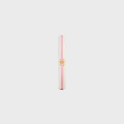 Celine Sorbet Bangle In Resin And Brass With Gold Finish