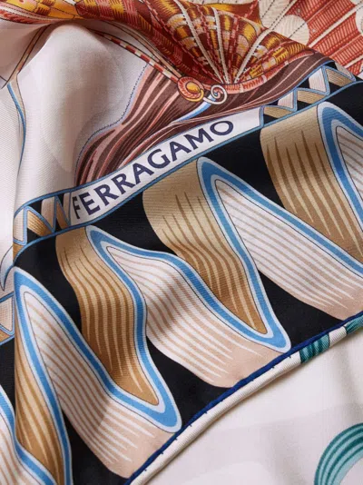 Ferragamo Giada Floral-print Silk Scarf
