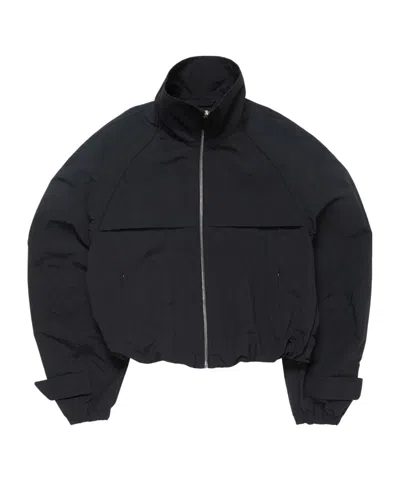 Acne Studios High-collar Zip-up Jacket In Black