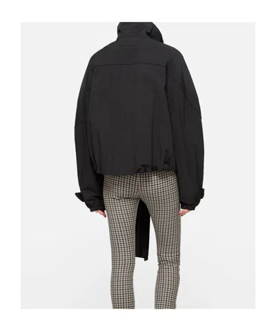 Acne Studios High-collar Zip-up Jacket In Black