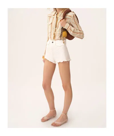 Chloé Striped Long-sleeved Shirt In Multi