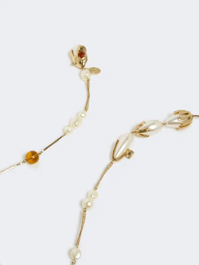 Weekend Max Mara Metal Lariat Necklace