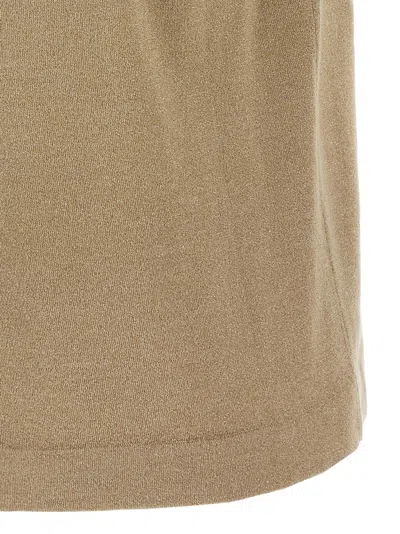 Brunello Cucinelli Short-sleeved Crewneck Knitted T-shirt