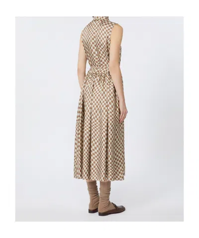 Max Mara Sesia Antique Rose Silk Dress