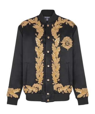 Balmain Embroidered Bomber Jacket