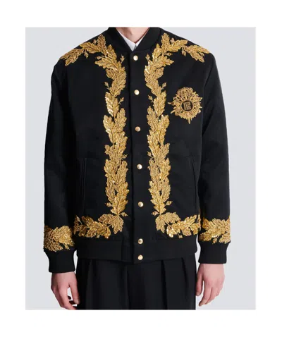 Balmain Embroidered Bomber Jacket
