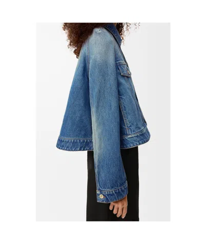 Loewe Trapeze Jacket In Denim