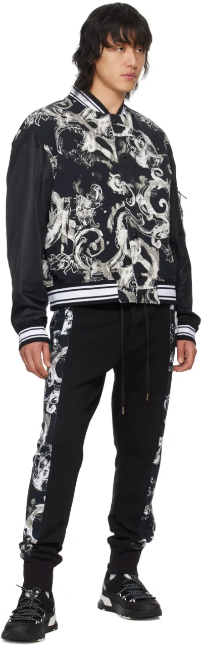 Versace Jeans Logo Jacket In Multi