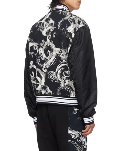 Versace Jeans Logo Jacket In Multi