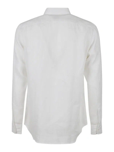 Aspesi Chest Pocketed Buttoned Shirt In White