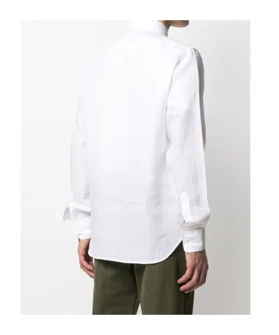Aspesi Chest Pocketed Buttoned Shirt In White
