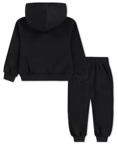 Jordan Toddler Boys 2-piece Essentials Fleece Baseline Hoodie And Pants Set In Blue