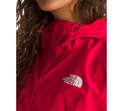 The North Face Antora Waterproof Hooded Rain Jacket In Red