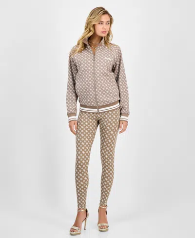 Guess Women's Aggie Peony Full-zip Sweatshirt