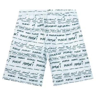 Pre-owned Marni Drawstring Bermuda Pants 'arctic' | Blue | Men's Size 52