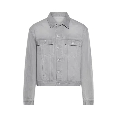 Pre-owned Jacquemus La Veste De-nimes Jacket 'grey/off White' | Men's Size 50
