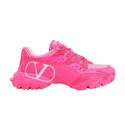 Pre-owned Valentino Garavani Valentino Valentino Wmns Climbers Trainer 'v Logo - Pink' | Men's Size 36
