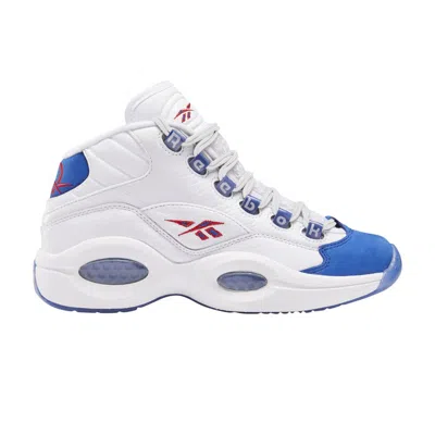 Pre-owned Reebok Question Mid J 'double Cross' | White | Kid's Size 7