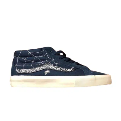 Pre-owned Vans Wtaps X Sk8-mid 'spiderwebs' | Blue | Men's Size 8.5
