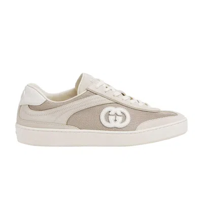 Pre-owned Gucci Wmns G74 'interlocking G - Light Beige' | Cream | Women's Size 3.5 In White