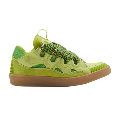 Pre-owned Lanvin Curb Sneakers 'green Gum' | Men's Size 36