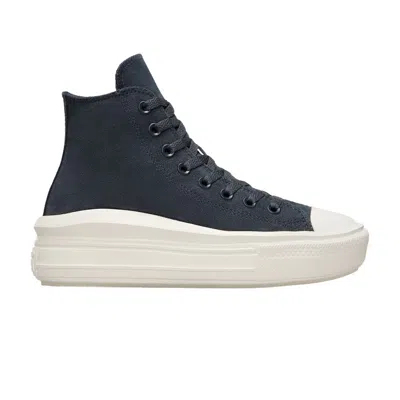 Pre-owned Converse Wmns Chuck Taylor All Star Move Platform High 'colorful Suede - Shadow Woods' | Blue | Wome