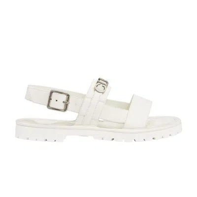 Pre-owned Gucci Logo Sandal 'white' | Men's Size 6