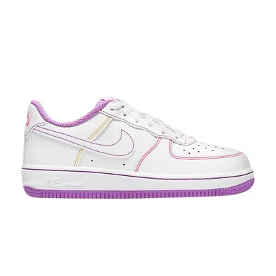 Pre-owned Nike Force 1 Ps 'contrast Stitch - Fuchsia Glow' | White | Kid's Size 3