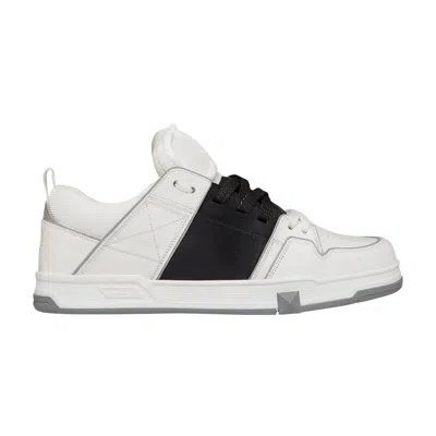 Pre-owned Valentino Garavani Valentino Valentino Open Skate Sneaker 'white Black' | Men's Size 40.5