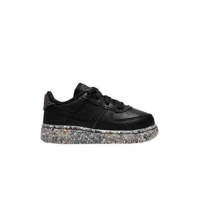 Pre-owned Nike Air Force 1 Td 'recycled Wool Pack - Black' | Infant Size 5