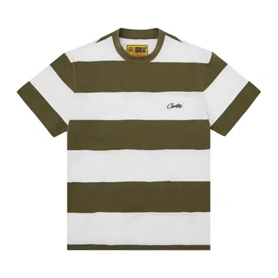 Pre-owned Corteiz Striped Tee 'taupe' | Multi-color | Men's Size M