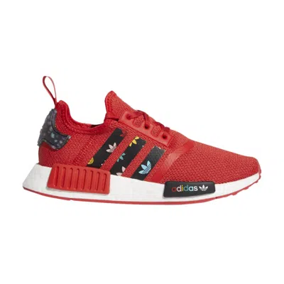 Pre-owned Adidas Originals Adidas Nmd_r1 J 'mini Trefoils Print' | Red | Kid's Size 7